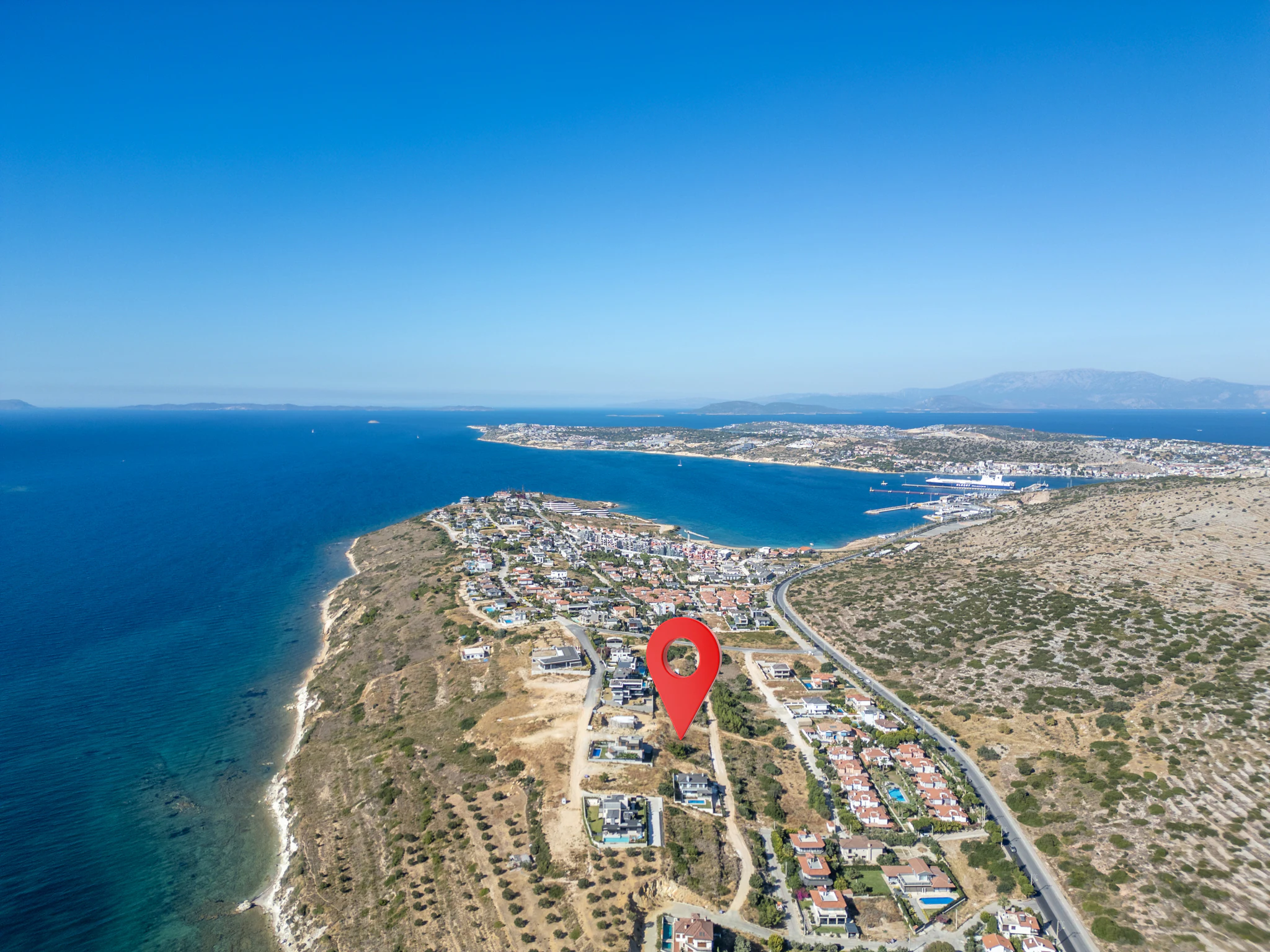 Teok'tan Fenerburnu'nda Projesi Çizilmiş 757m² Kod İmarlı Arsa